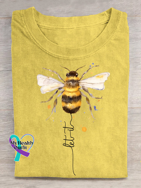 Let It Bee T-shirt Yellow / S