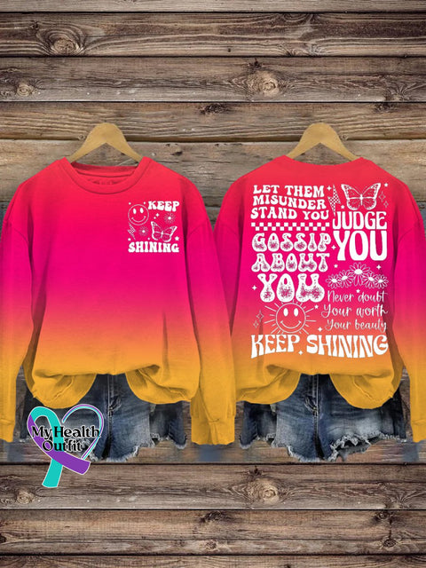 Let Them Misunder Stand You Judge Gossip About Never Doubt Your Worth Beauty Keep Shining Casual