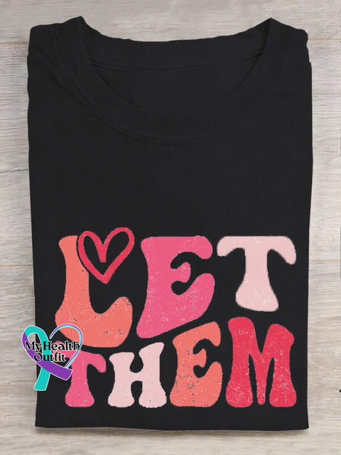 Let Them Print T-Shirt Black / S