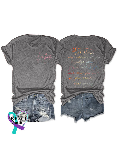 Let Them Print T-Shirt Grey / S