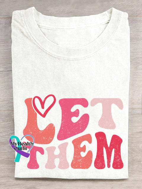 Let Them Print T-Shirt White / S