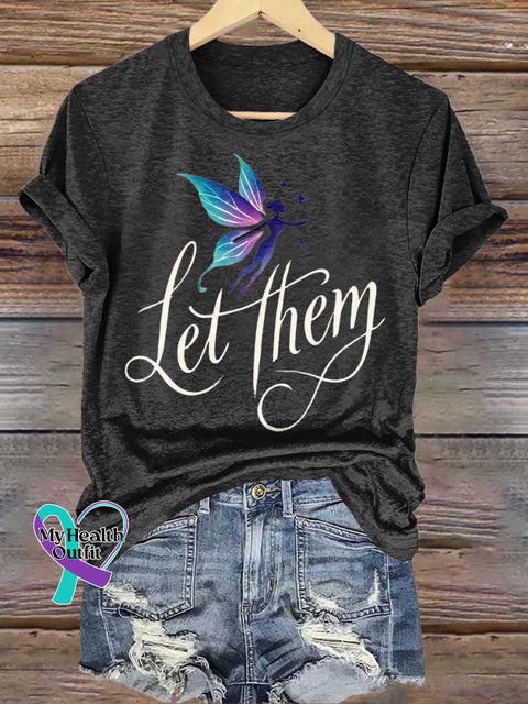 Let Them T-shirt Black / S