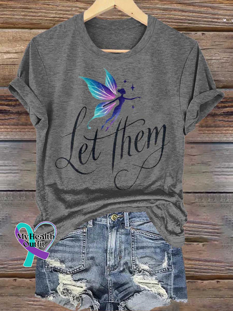 Let Them T-shirt Grey / S