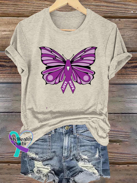 Love Hope Short Sleeve Casual t-Shirt Beige / S