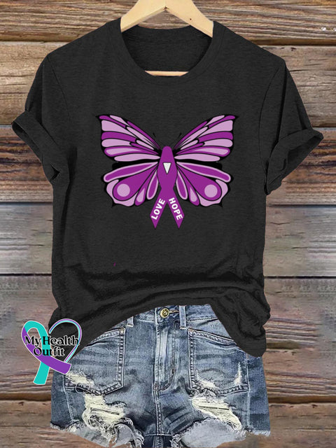 Love Hope Short Sleeve Casual t-Shirt Black / S