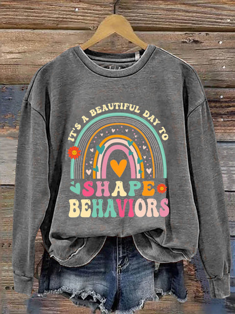 Mama Puzzle Autism Awareness Art Print Pattern Casual Sweatshirt