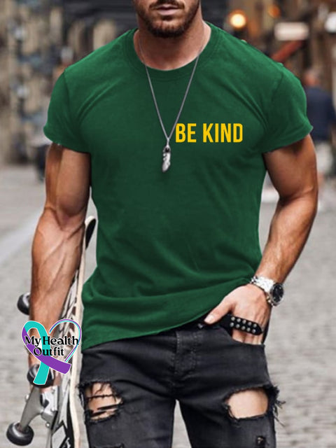 Men’s Be Kind Everyone Is Fighting A Battle You Know Nothing About Print T-Shirt