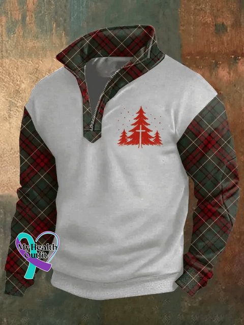 Men’s Christmas Print Sweatshirt Picture 1 / S