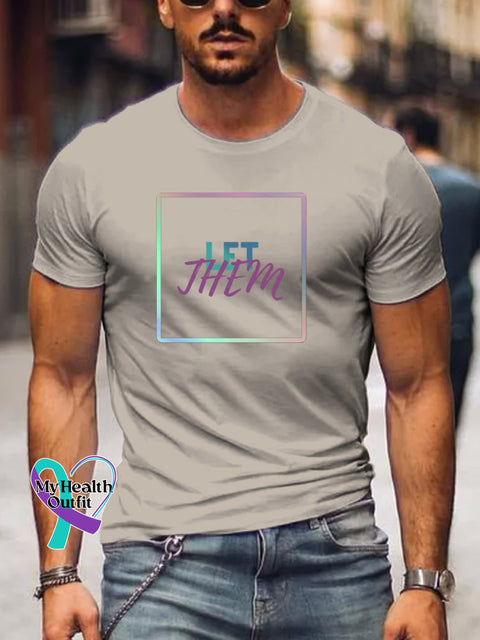 Men’s Let Them Print T-Shirt Sand / S