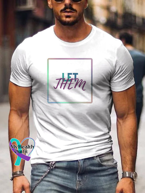 Men’s Let Them Print T-Shirt White / S