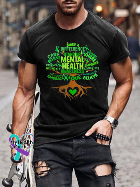 Men’s Make A Diffterence Stand Up Love Care Believe Patience Get Help Praise Share Empower Stigma