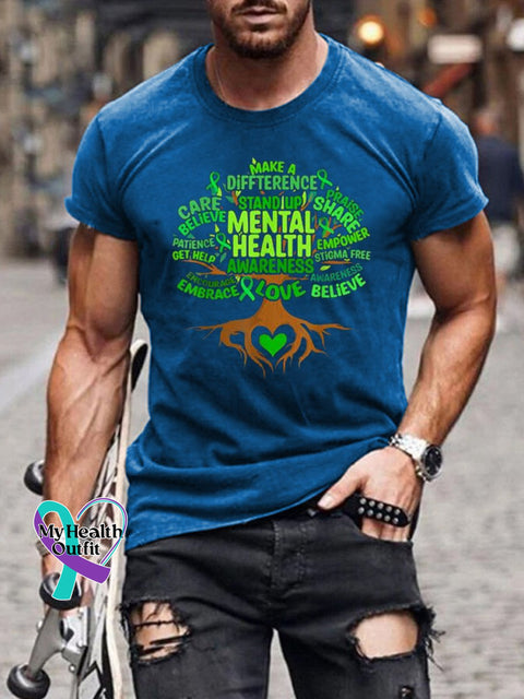 Men’s Make A Diffterence Stand Up Love Care Believe Patience Get Help Praise Share Empower Stigma