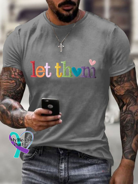 Mens Mental Health Awareness Get Them Printed T-Shirt Grey / S