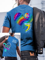 Men’s Mental Health Matters You Matter Don’t Let Your Story End T-Shirt Blue / S