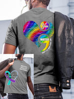 Men’s Mental Health Matters You Matter Don’t Let Your Story End T-Shirt Grey / S
