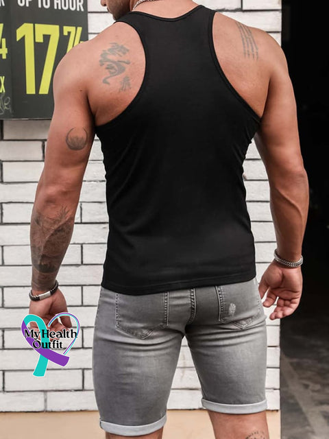 Men’s Rainbow Love Is Casual Tank Top