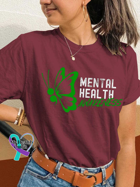 MENTAL HEALTH AWARENESS T-shirt Red / S