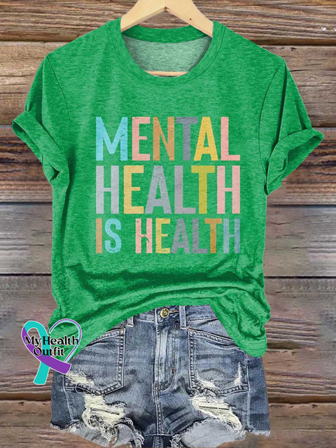 MENTAL HEALTH IS HEALTH T-shirt Multicolor / S