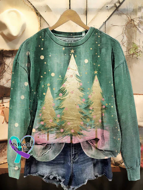 Merry Christmas Casual Sweatshirt Multicolor / S