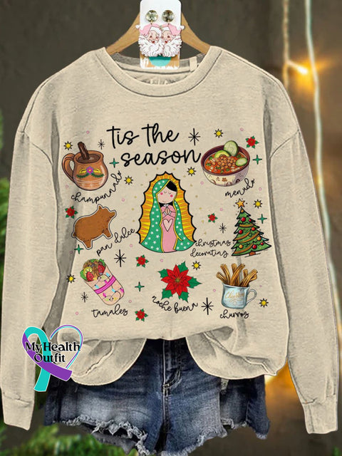 Mexican Christmas Tis The Season Casual Sweatshirt
