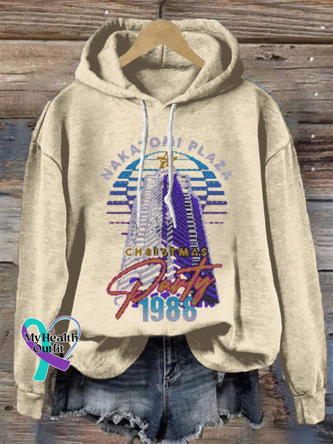 Nakatomi Plaza Party 1988 Casual Hoodie Sweatshirt Sand / S