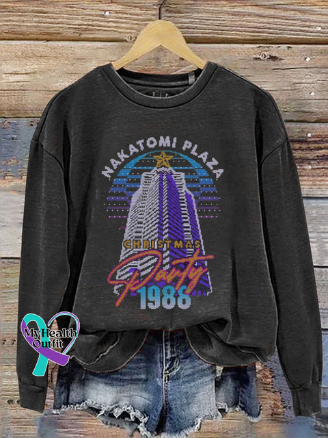 Nakatomi Plaza Party 1988 Casual Sweatshirt Black / S