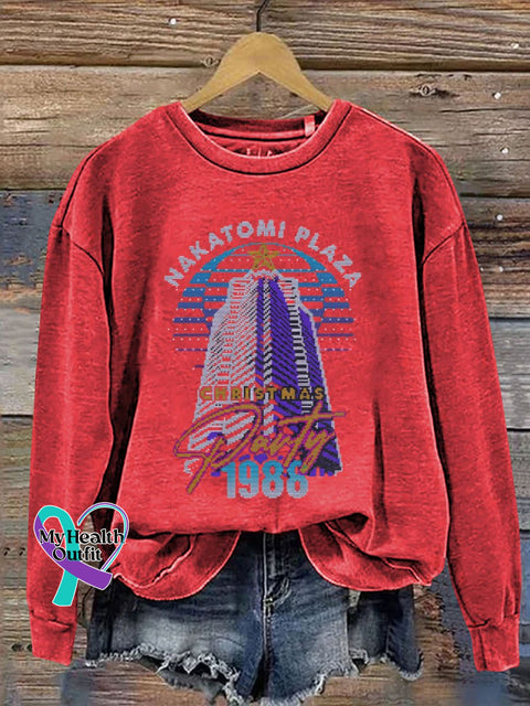 Nakatomi Plaza Party 1988 Casual Sweatshirt Red / S