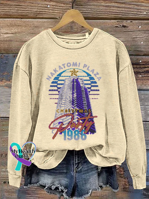 Nakatomi Plaza Party 1988 Casual Sweatshirt Sand / S