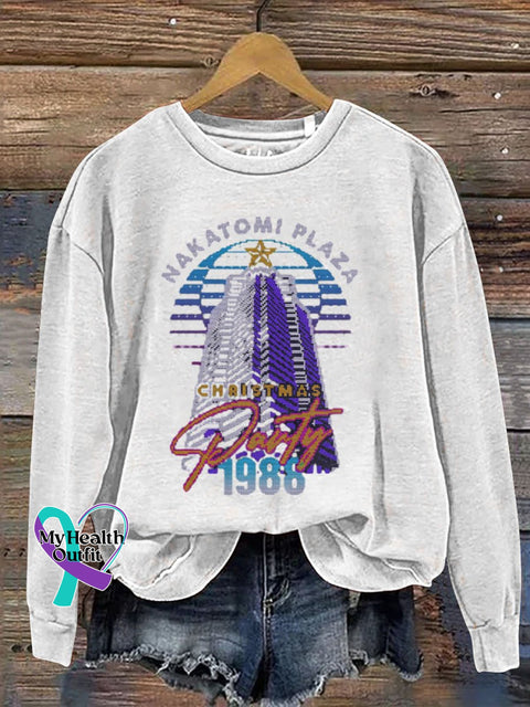 Nakatomi Plaza Party 1988 Casual Sweatshirt White / S