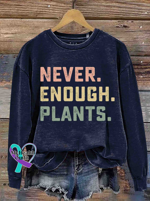 Never Enough Pants Art Sweatshirt DarkBlue / S