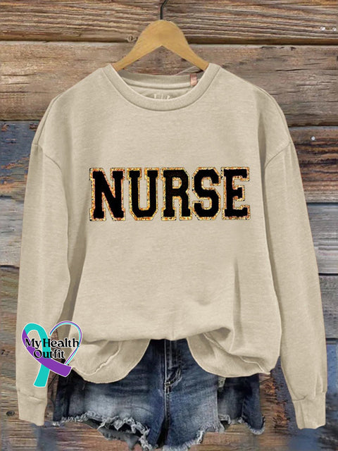Nurse Casual Sweatshirt Apricot / S