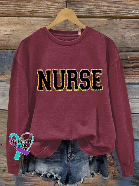 Nurse Casual Sweatshirt Claret / S