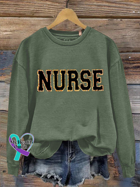 Nurse Casual Sweatshirt Green / S