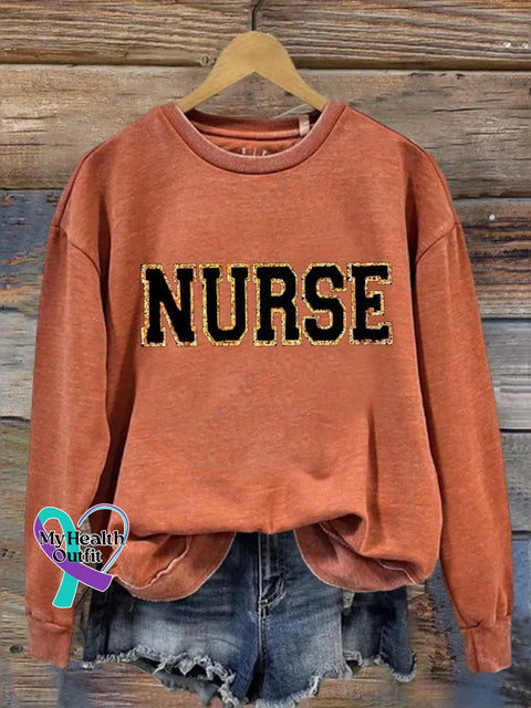 Nurse Casual Sweatshirt Pumpkincolor / S