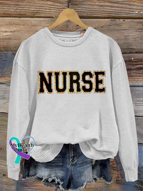 Nurse Casual Sweatshirt White / S