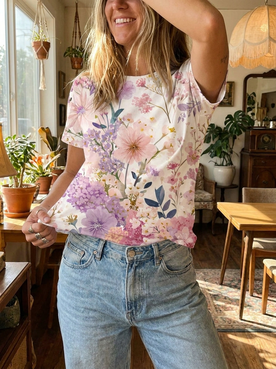 Floral Print T-shirt