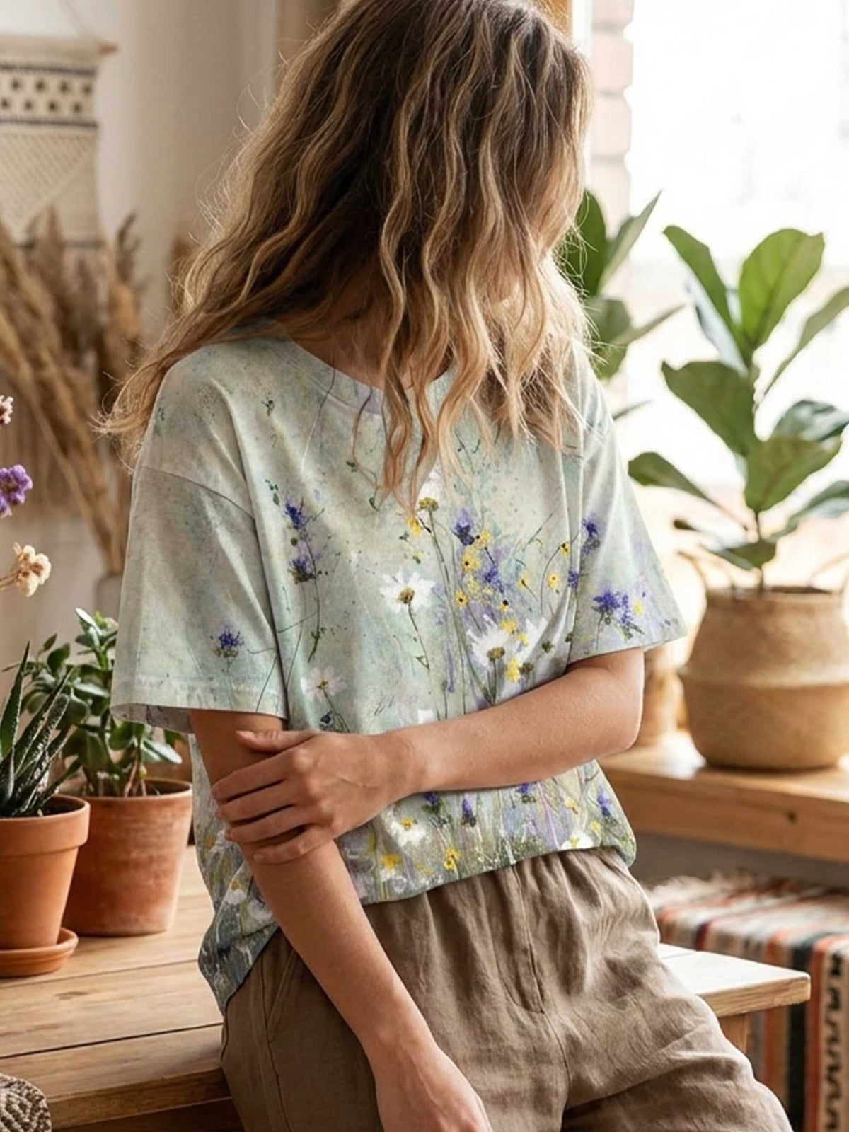 Floral Print T-shirt