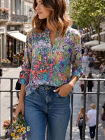 Vibrant Art Wildflower Fields Shirt, Healing Shirt, Art Gift