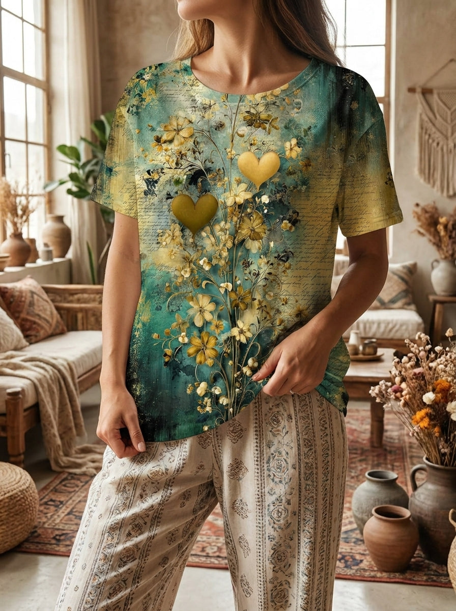 Floral Print T-shirt