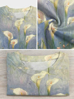 Calla Lily Floral Print T-shirt