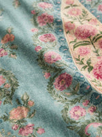 Paisley Floral V- Neck Casual T-shirt