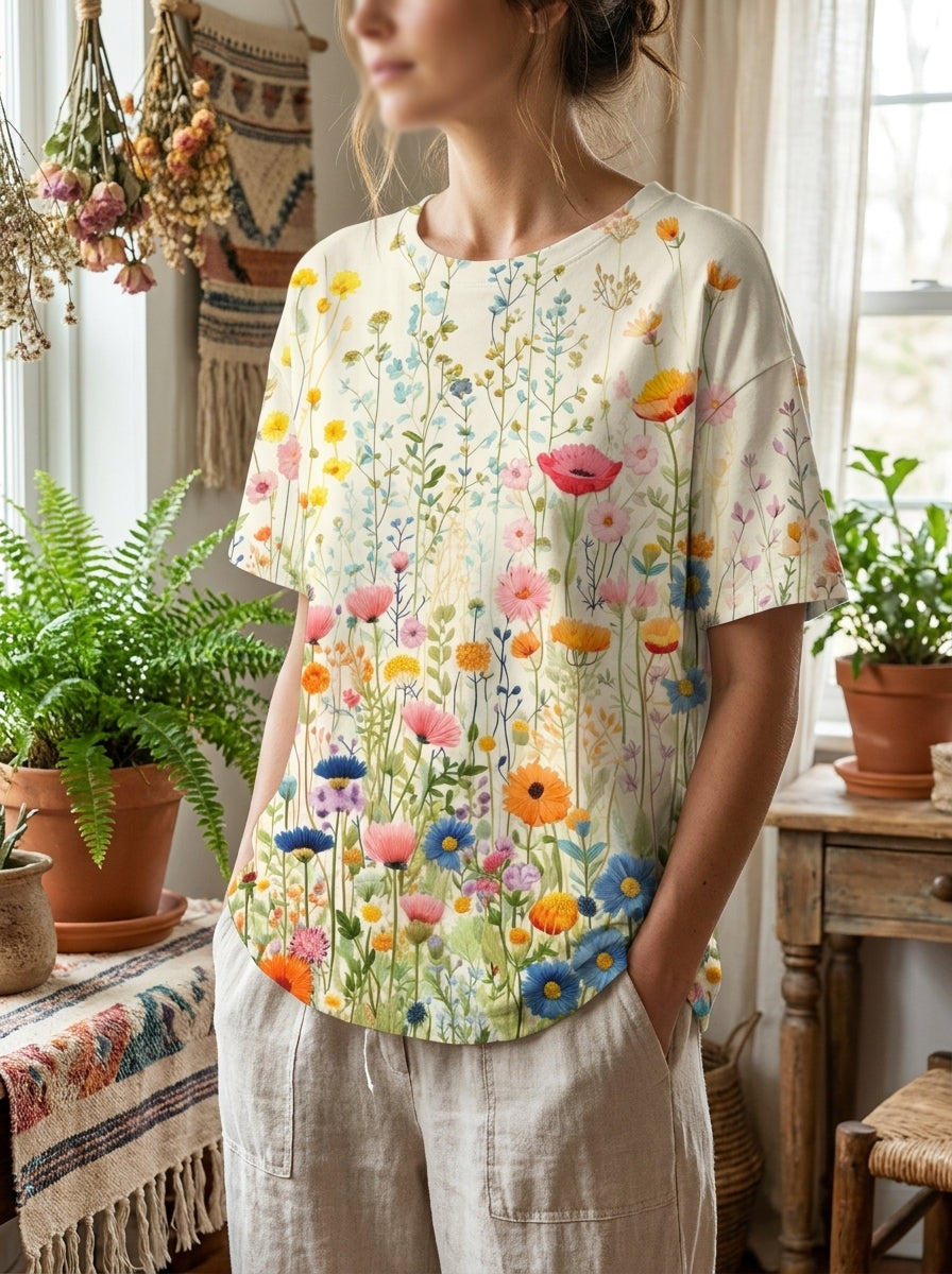 Floral Print T-shirt