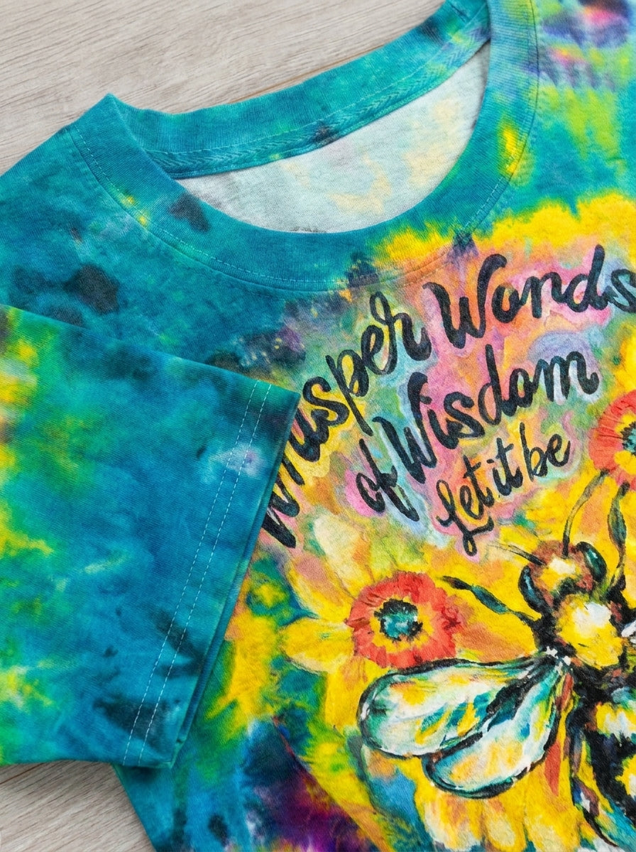 Whisper Words Of Wisdom, Let It Bee Print T-shirt
