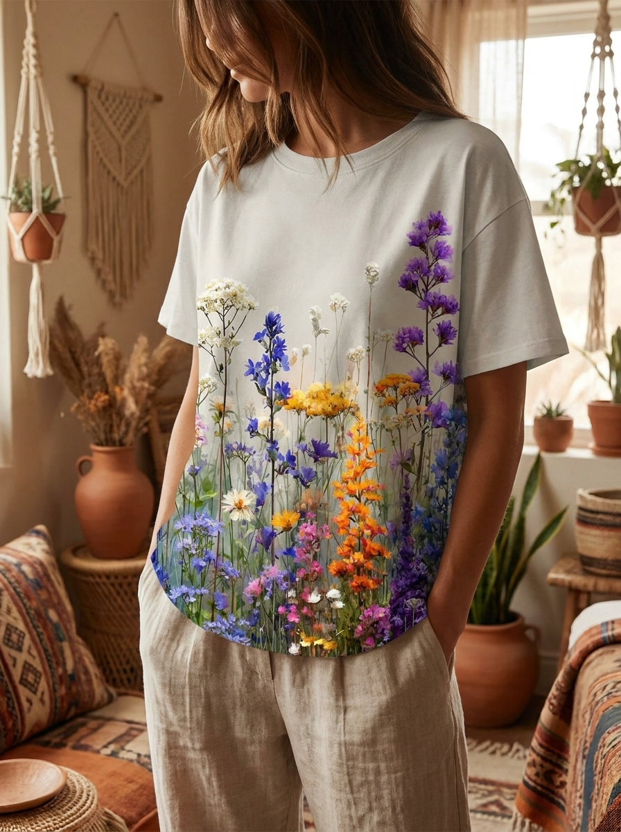 Floral Print T-shirt