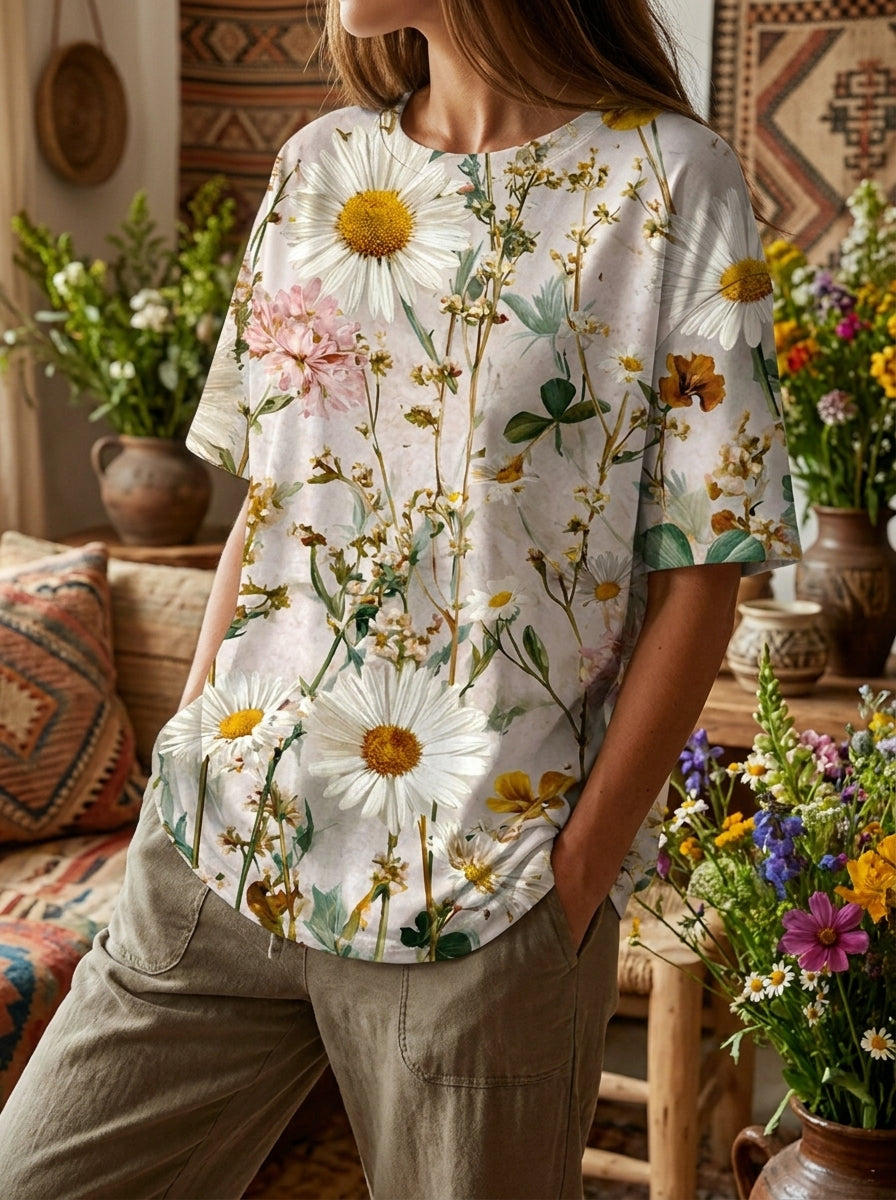 Floral Print T-shirt