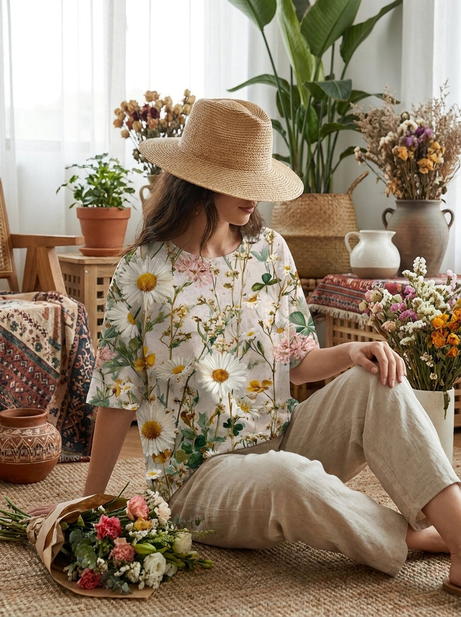 Floral Print T-shirt