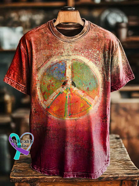 Peace Sign T-shirt Multicolor / S