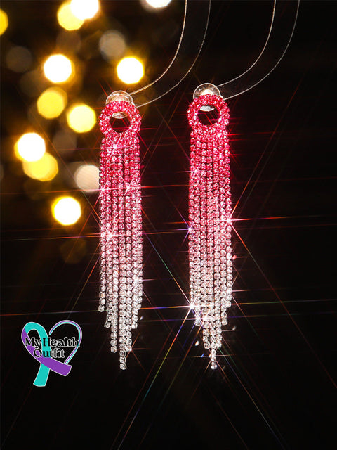 Pink Consciousness Diamond Earrings