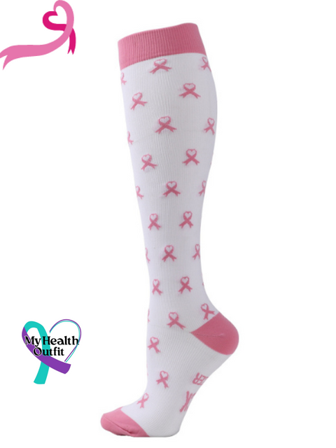 Pink October Compression Socks