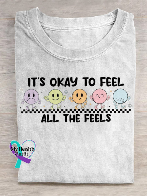 Prevention Mental Health Crew Neck Short Sleeve T-Shirt White / S